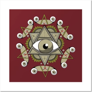 All Seeing Eye Posters and Art